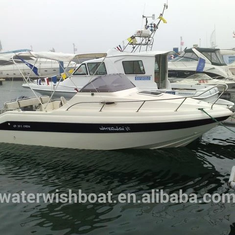 Waterwish QD20.5 кабина FRP наружная моторная лодка для отдыха