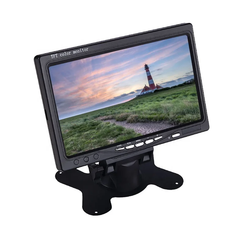 Cheap low price HD high definition car monitor with 7inch tft color lcd car monitor bus monitor dvr