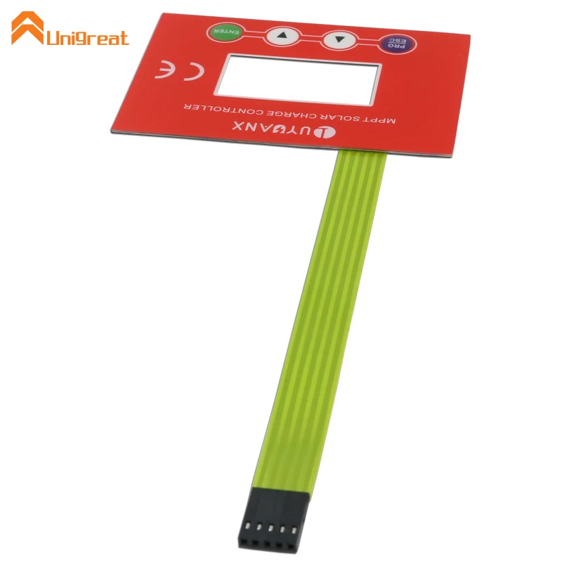 Factory price esd shielding soft touch electrical switch poly dome membrane keyboard tactile keypad for experimental facilities