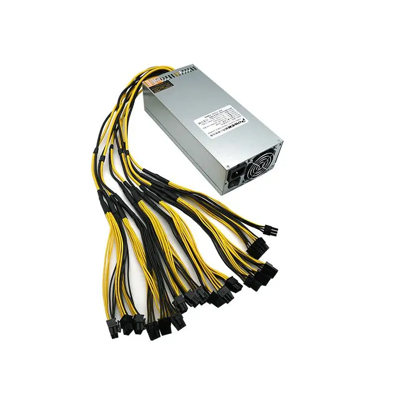 Импульсный источник питания 2500 Вт от 1 до 2 Платиновый блок питания для майнинга Litecoin Miner L3 +