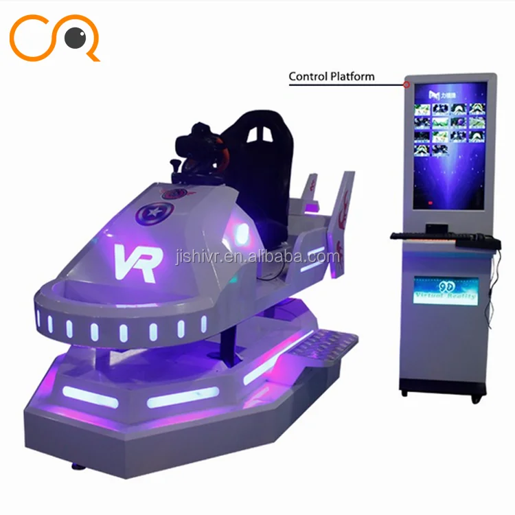 Attractive virtual reality simulator F1 car racing 9D VR electric dynamic Platform vr driving game machine