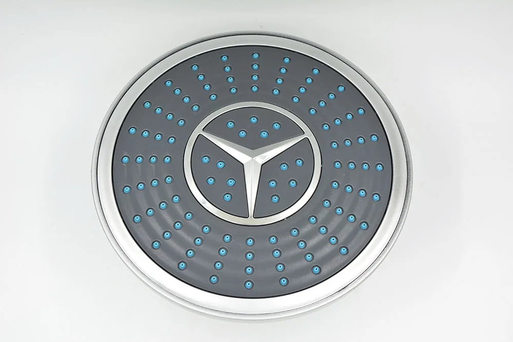 Factory price chrome rainfall rectangle fancy blue tooth hot selling high pressure shower head