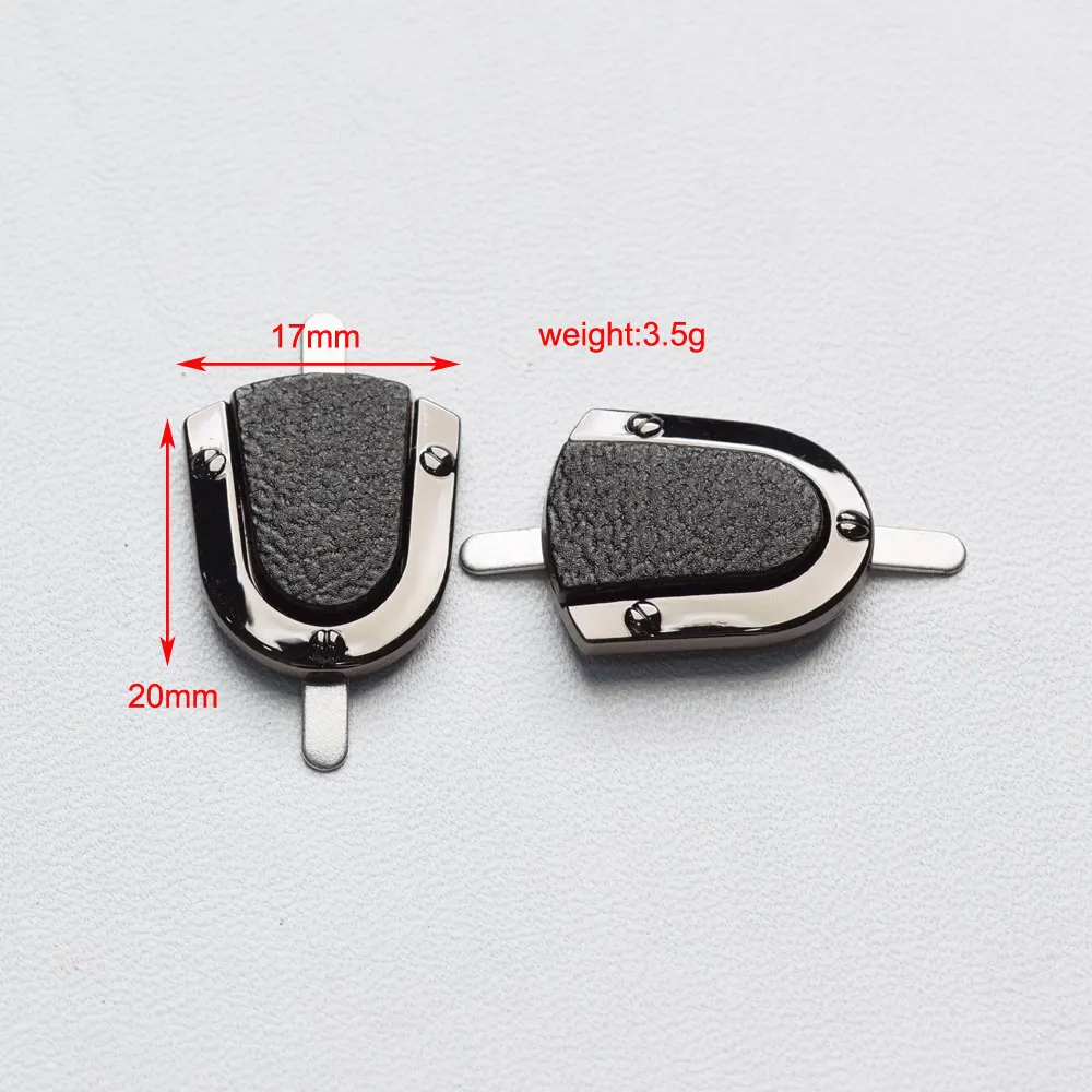 Uptend Brushed Gun Metal Hardware Shoe Buckle