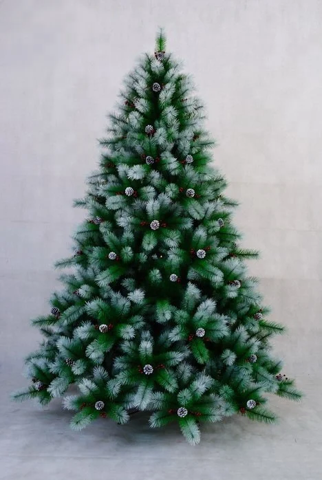 Рождественские украшения, рождественские елки с подвесными цветными шариками