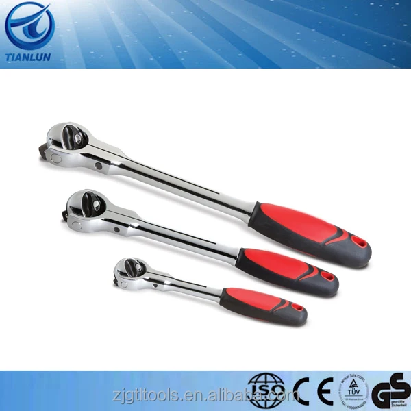 Socket Wrench Set Quick Release Drive Swivel Head Ratchet Set