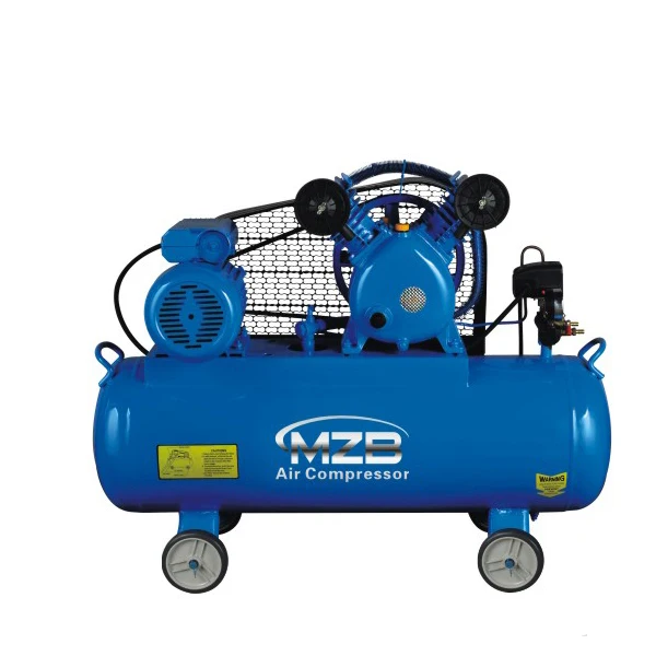 belt driven single phase motor two cylinder 1.5HP air compressor supplier