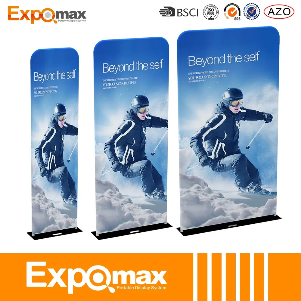 Торговый центр напряженности баннерной ткани стенд выдвижной