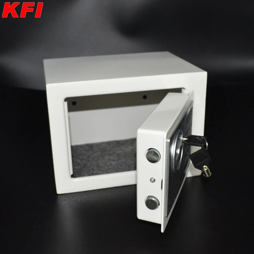 Different color simple safe box,two key mini safe box