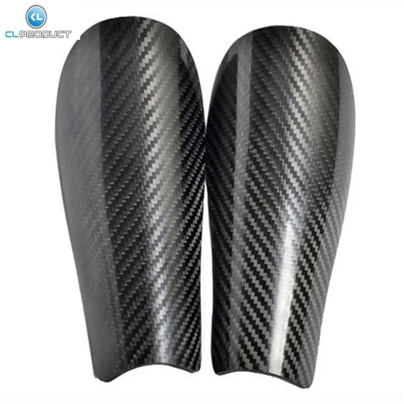 Free Shipping Top Grade 100% Full Carbon Fiber Shin Guard Soccer / Strong Carbon Fiber Soccer shin Guard for Soccer Race