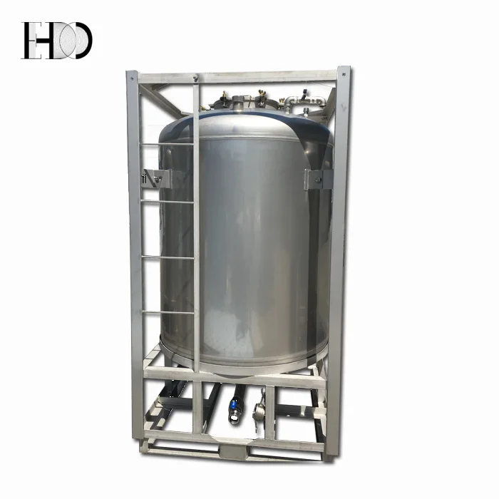WANLONG stainless steel liquid nitrogen storage IBC tank