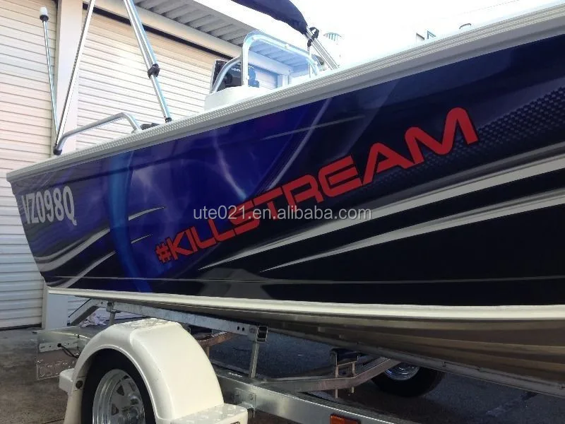 vinyl boat wrap