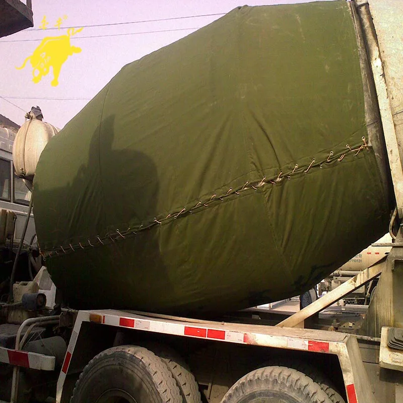 winter coating for cement mixer truck