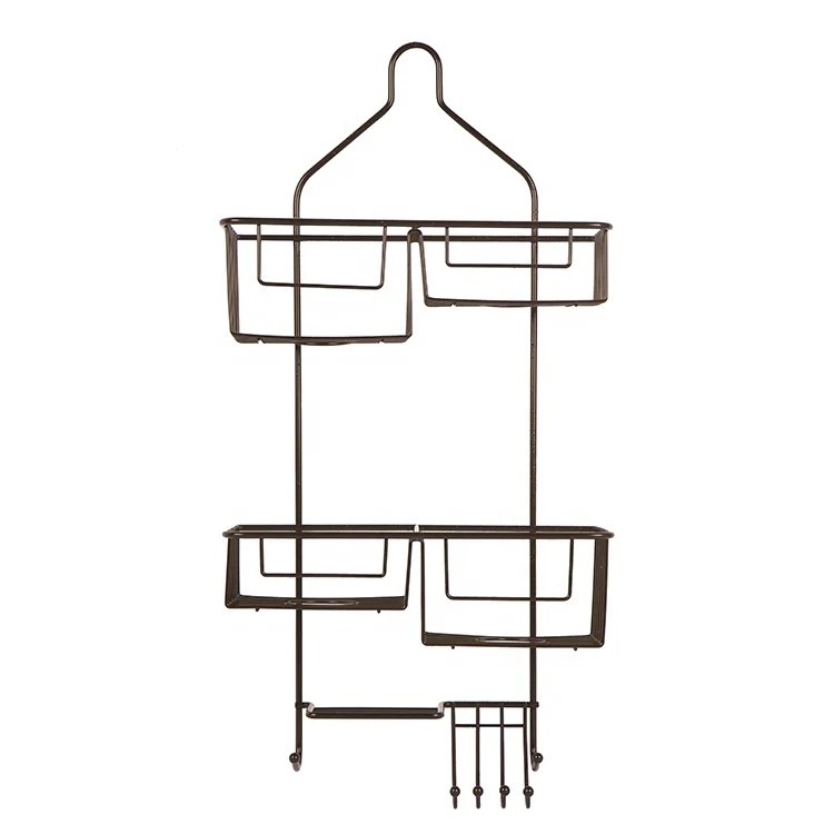 Factory priceshower cabby bathroom storage rack triple tier shower caddy