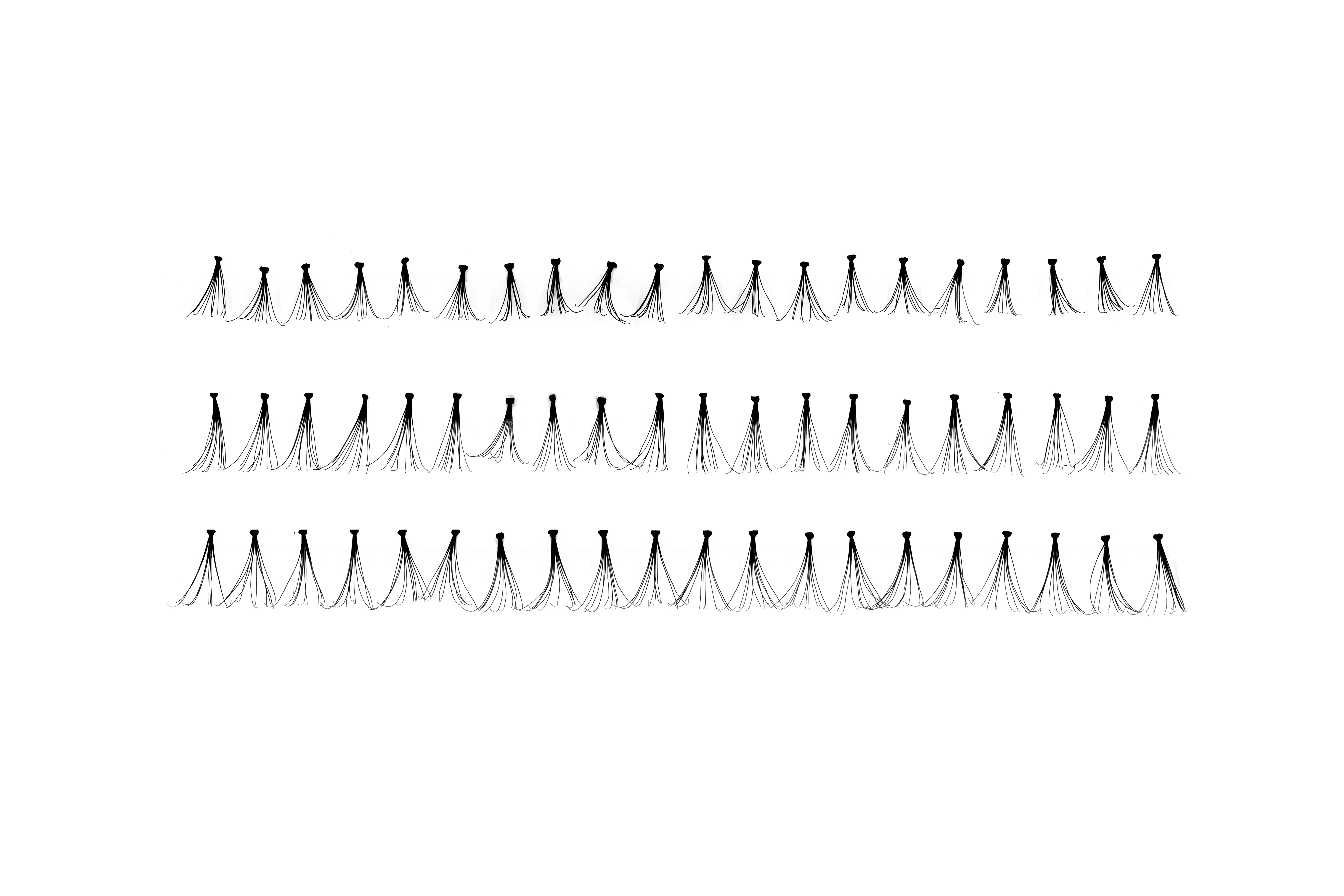 private label Volume Lash 5D Volume Lashes 4D 6D Individual Lashes Knot Free Cluster silk Eyelashes
