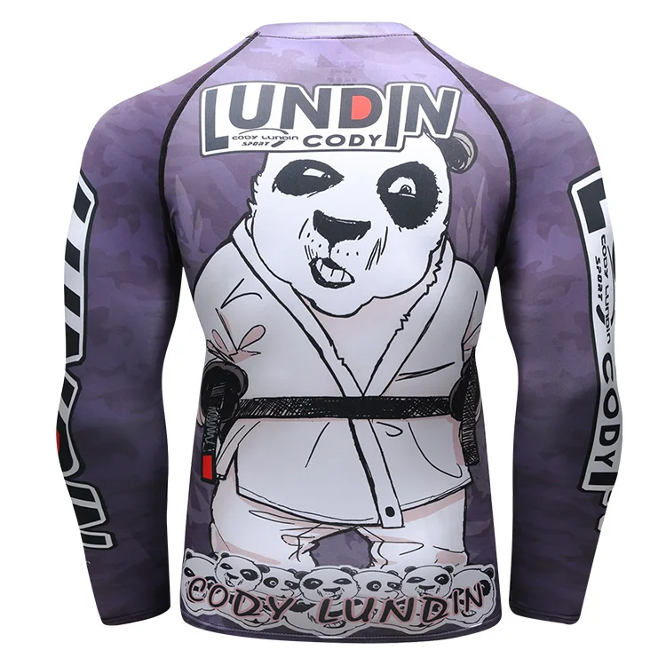 Cody Lundin custom rashguard с длинным рукавом bjj rashguard mma