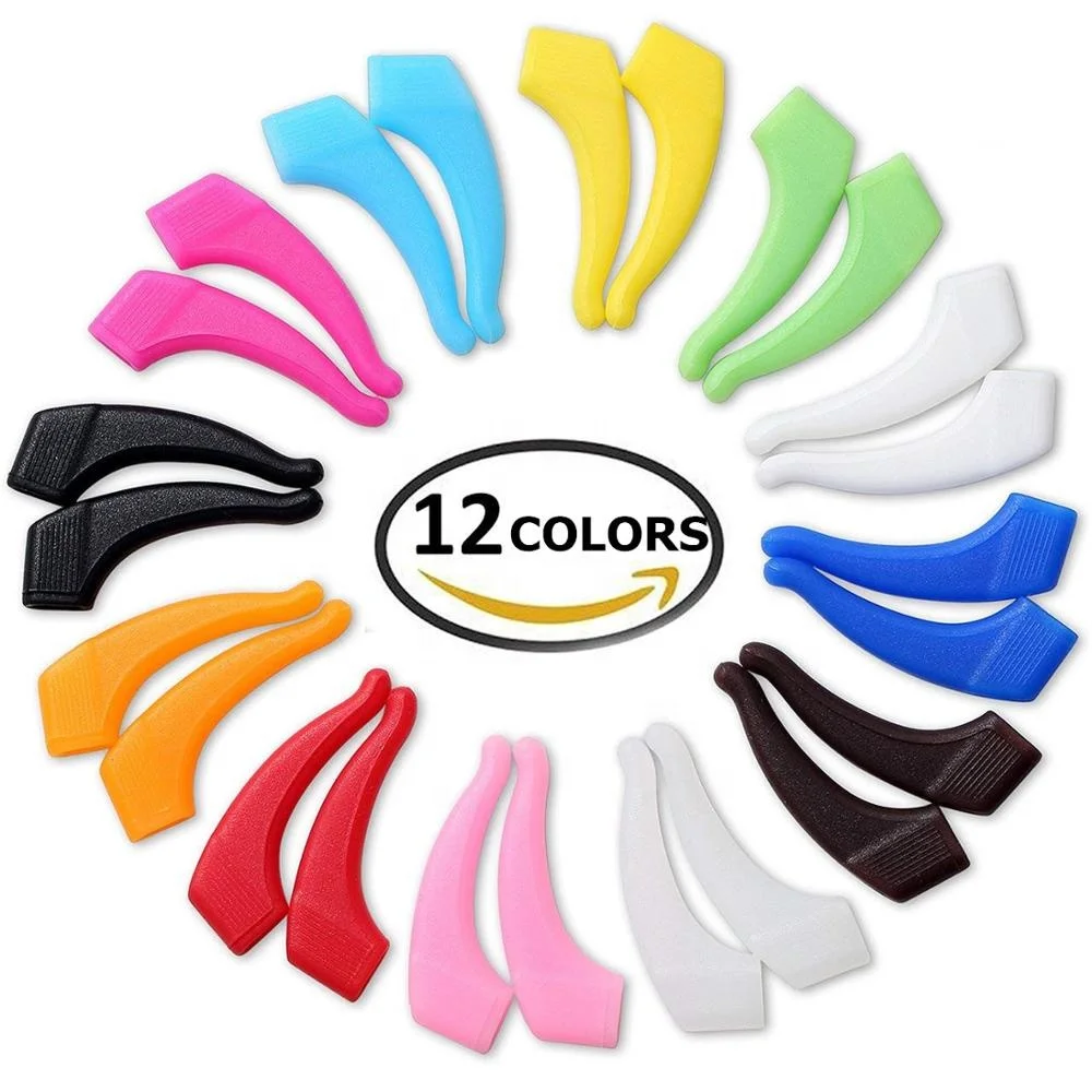 wholesale adjustable silicone eyewear retainers sunglass eyeglass straps rubber glasses frame hanging ear hook