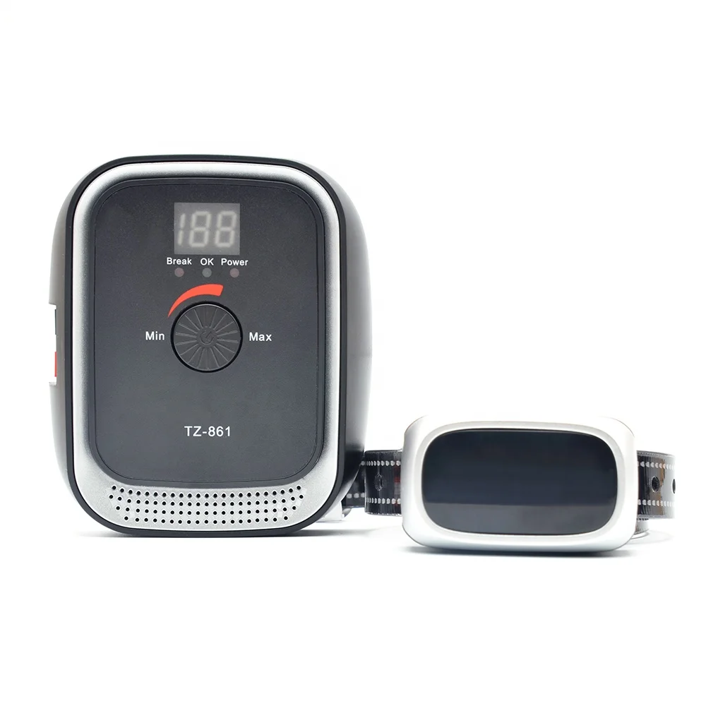 Silver Wireless Waterproof Rechargeable In-ground Electronic Dog Fence System