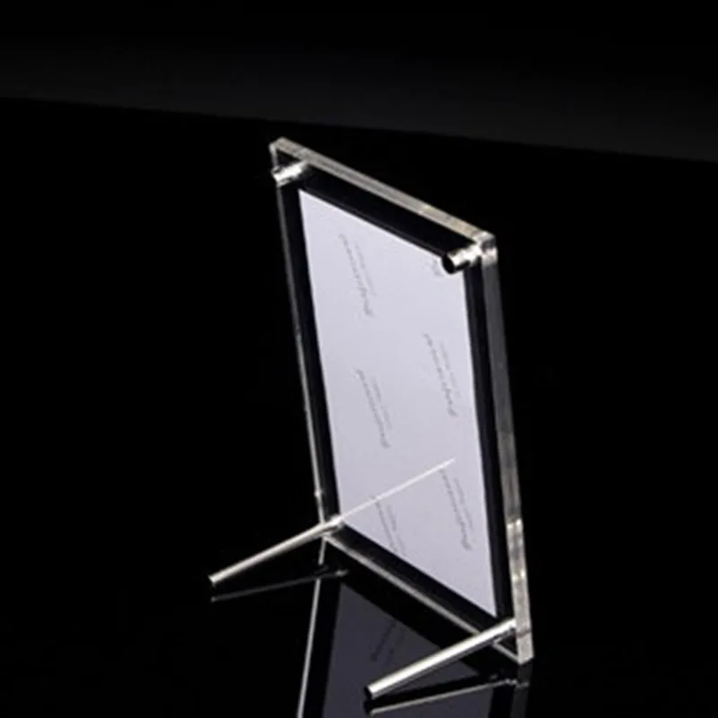 5 inch 165x129mm Rectangle Acrylic Picture Frame Magnets Home Bedroom Decor Creative Crystal High Clear Photo Frame