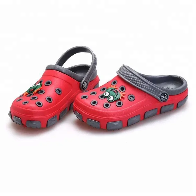 EVERTOP 2019 China factory  cute flog garden kid EVA clogs shoes high quality plastic sandals cheap slippers