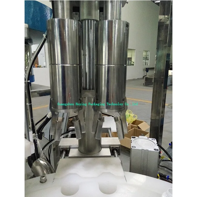 Rotary plate model small trigger pump cap capping machine for sale
