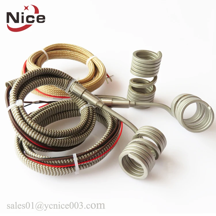 Square  Electric Hot Runner Heating Coil with J Thermocouple