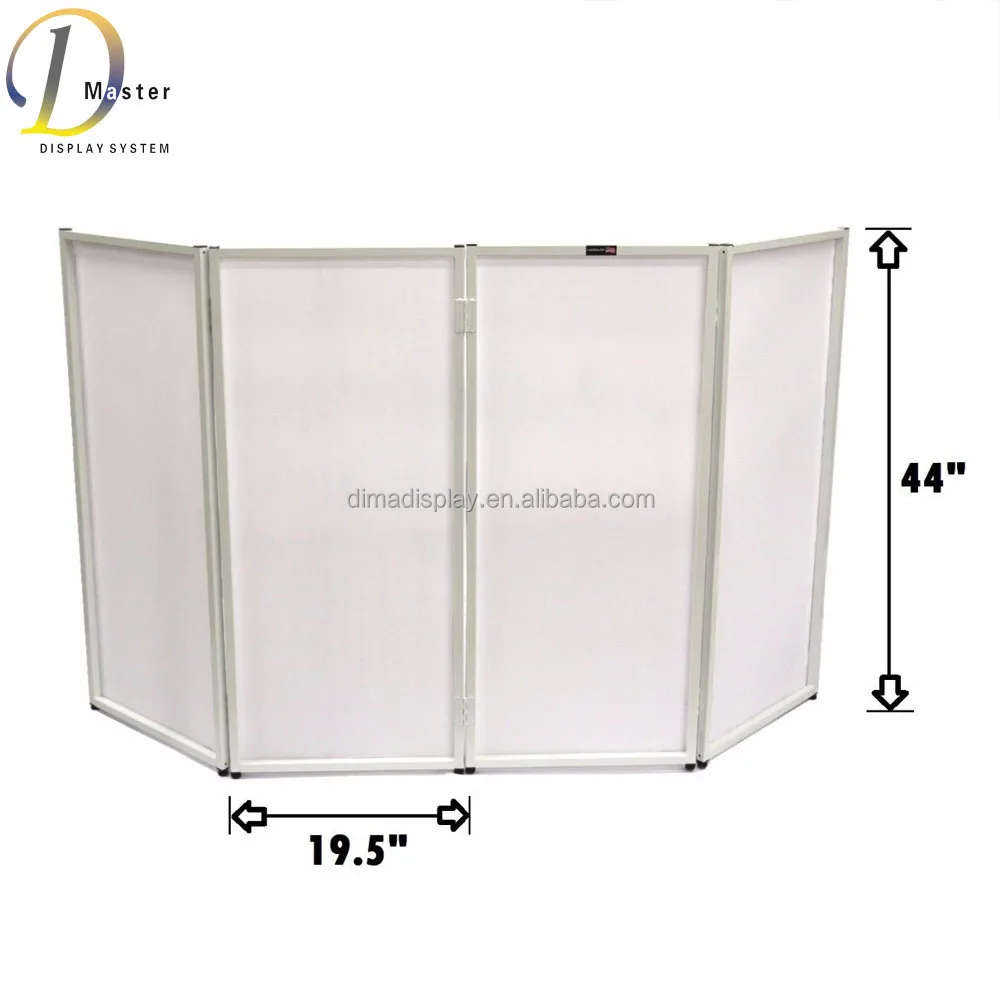 DJ Facade / DJ Booth Frontboards Naga 4 Small Panel / Black Frame