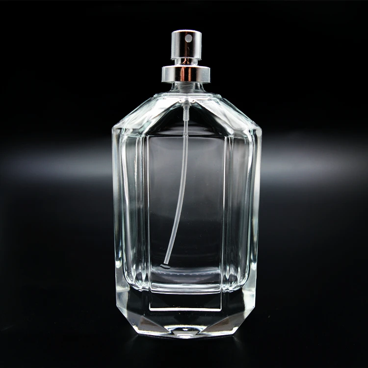 
Rhomboic perfume bottle magnetic cap 30ml 100ml 130ml made by China big factory 
