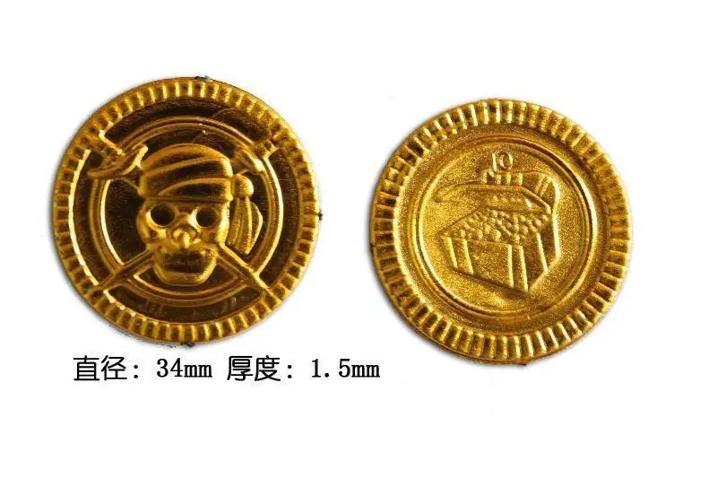 Wholesale Pirate Party Toys Kids Toy Plastic Pirate Gold Coins Pirate Play set Pack Party Favor