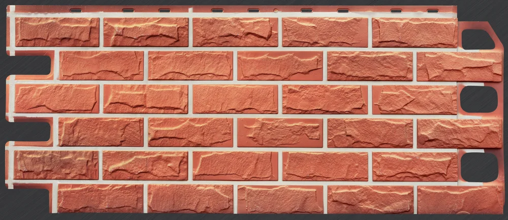 Plastic Lightweight Faux Brick Exterior Wall Panels For Old Building Renovation