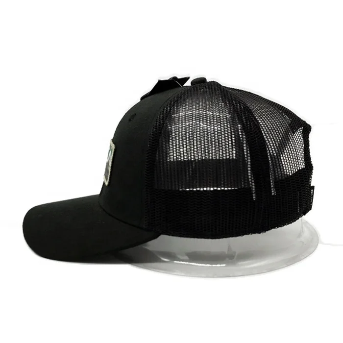 Custom embroidery logo design high quality RVCA patch mesh trucker cap