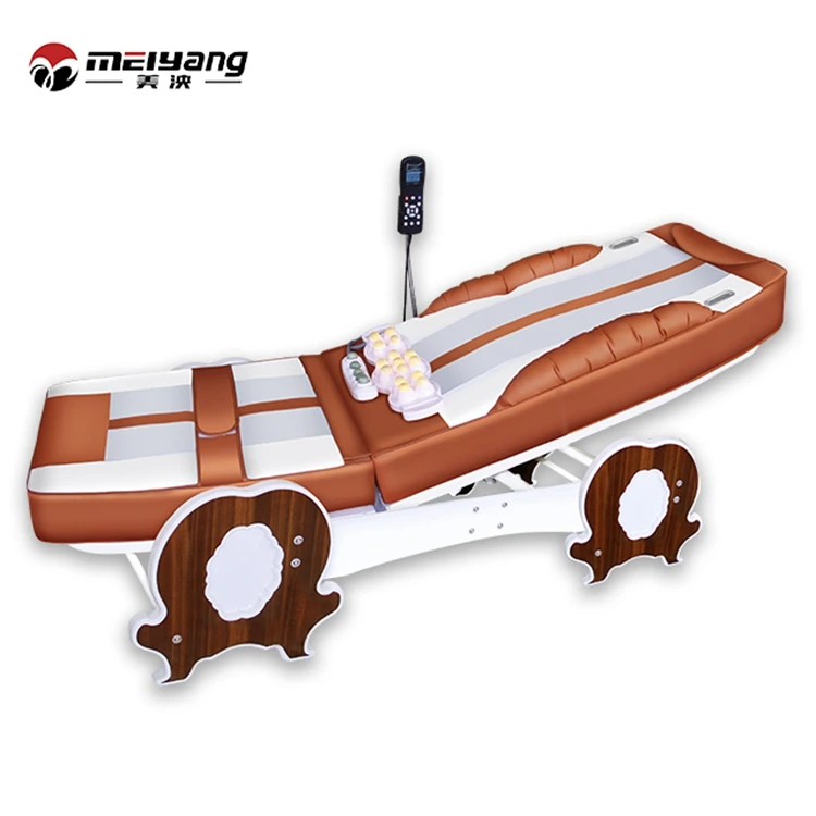 
High Quality Deluxe Jade Therapy Massage Bed Table, Tourmaline Stone and Carbon Fiber Far Infrared Heating Massage Bed 