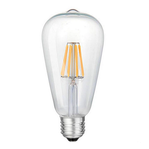 ST64 filament led light bulb 110-240V vintage led bulb E27/E26