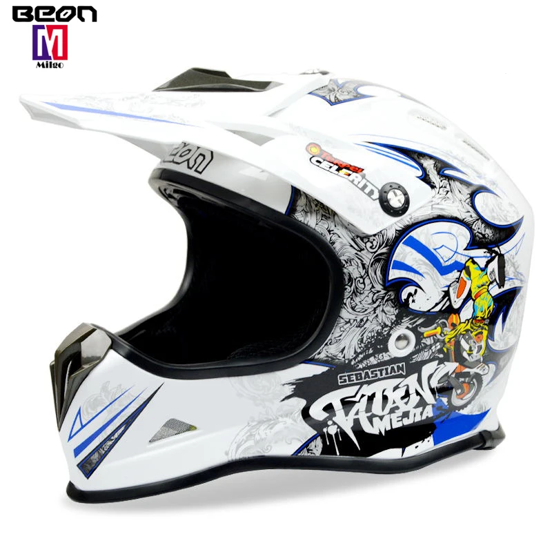 wholesale 2022 BEON MX-16 ece approved off road motocross helmet downhill racing helmet full face casco moto