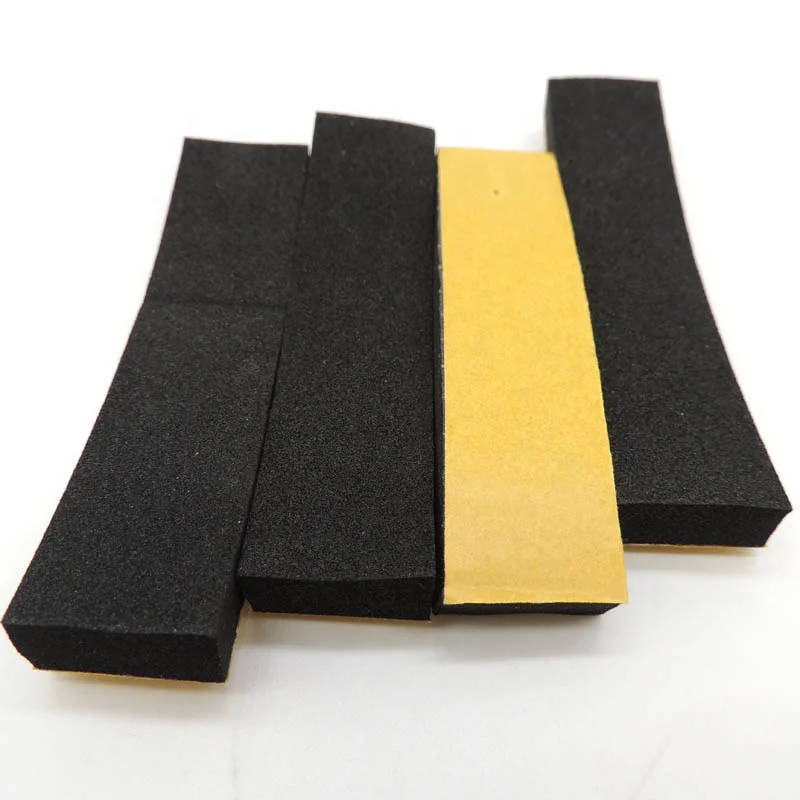 Half round EPDM sponge self adhesive cabinet door epdm adhesive sponge strip