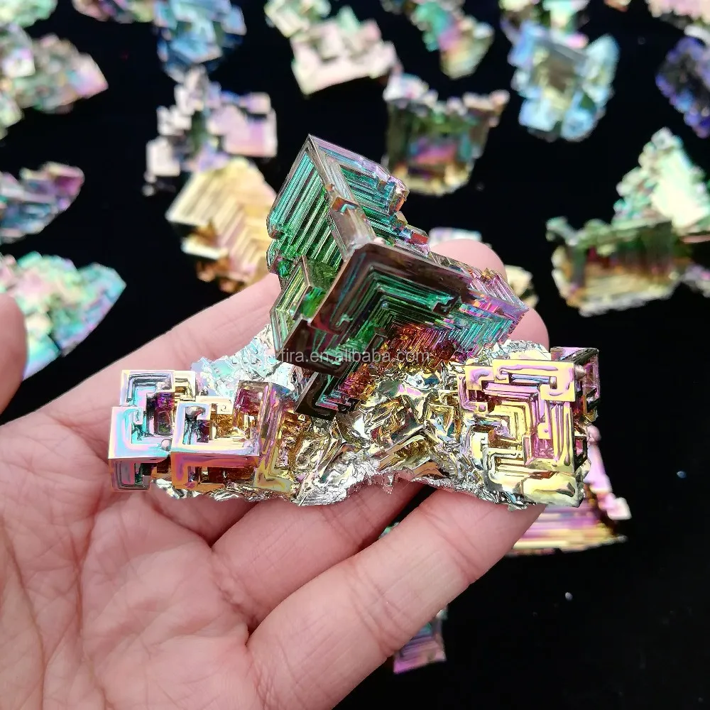 Donghai Exllect quality natural fancy bismuth mineral ore crystals for sale