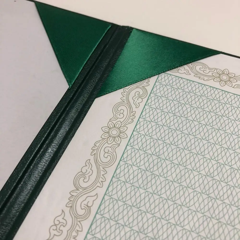 
Amazon hot sale custom school graduation paper certificate holders 