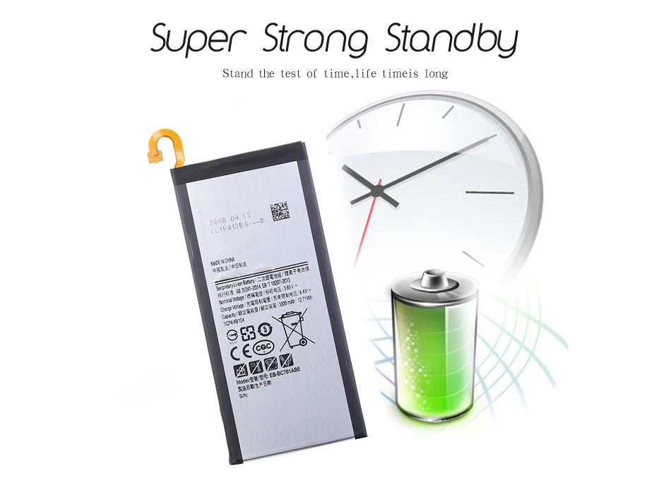 
3300mAh EB-BC701ABE full capacity for Samsung galaxy C7PRO C7 PRO C7010 ON7 battery original 