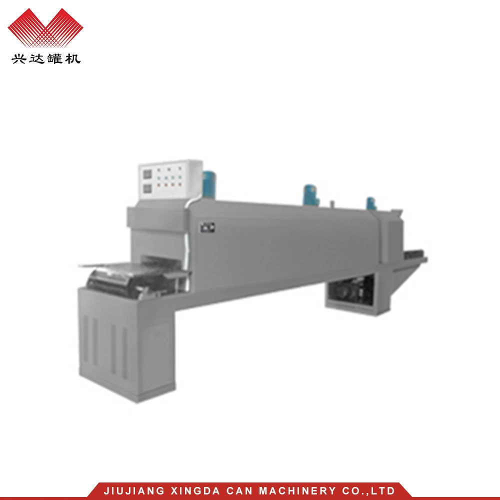 
metal tin can end lid drying oven machine 