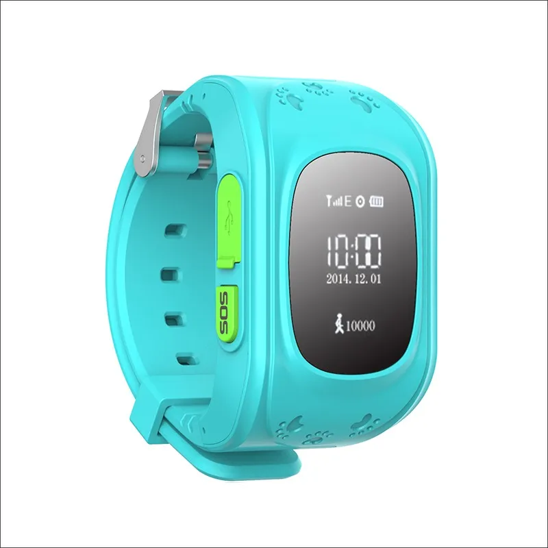 Smart Kid Safe GPS Наручные Часы SOS Вызова Расположение Finder локатор Трекер для Малыша Ребенок Борьбе Потерянный Q50
