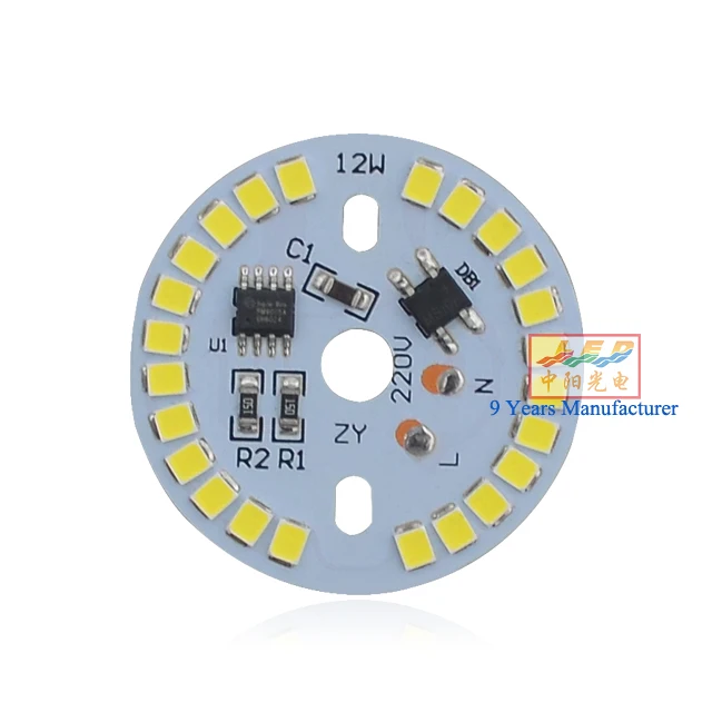 12W DOB 220VAC  for led Bulb /Down light/ Driver on Board 2835 ac led module