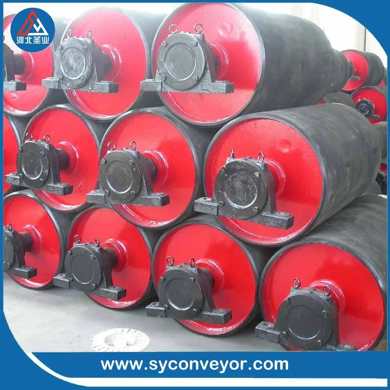 
conveyor belt pulley for powder transfer system 