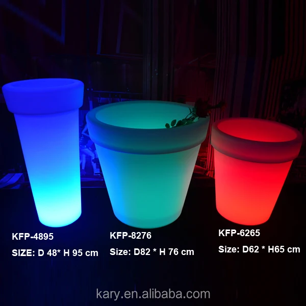 RGB Outdoor Luminous Garden Light Pots led furniture