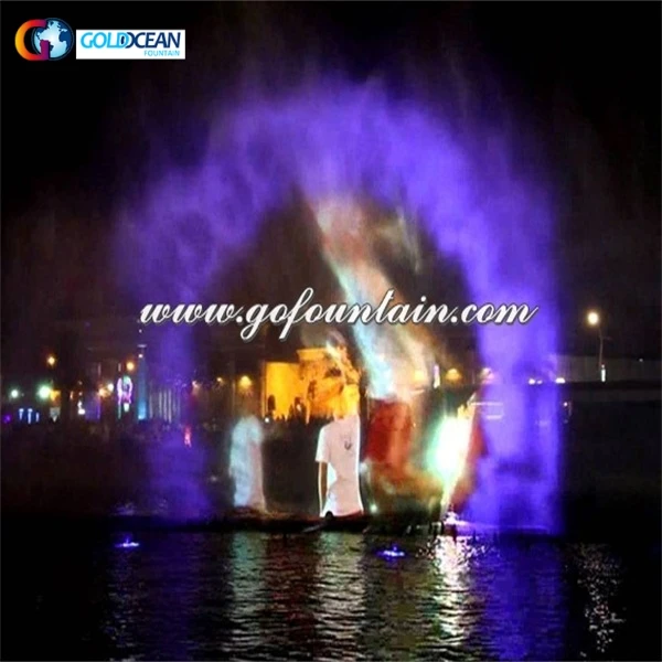 FREE DESIGN Chinese Manufacturer Exterior Water Screen Movie Laser Projector Show