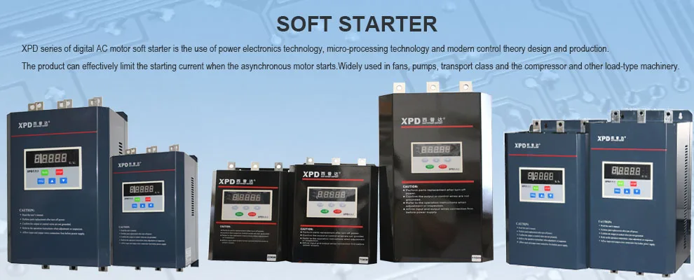 Voltage 7.5KW 200KW 380V 3 Phase Motor Soft Starter Pump Control Panel For Pump Motor/Air Compressor/Crusher