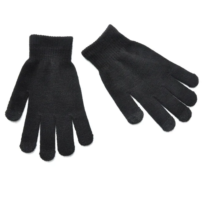 Customized Acrylic Mobile Phone Touch Sensor Screen Winter Gloves with Printing Logo