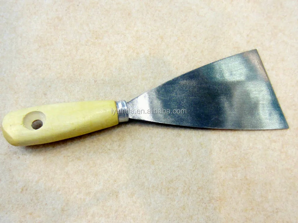 ice/coconut scraper with fiber/rubber handle/putty knife