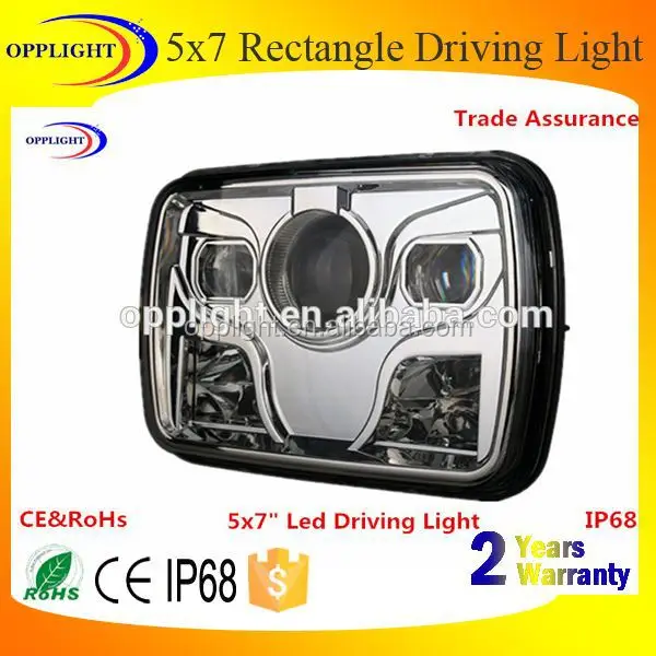 2015 горячая 45 Вт 7 дюймов из светодиодов свет работы 5 x 7 из светодиодов фар для грузовых автомобилей 4 x 4 джипы offroad