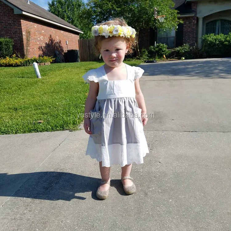 kids girl butterfly cotton frock for summer dress,Eco-Friendly dress for kids clothes sets