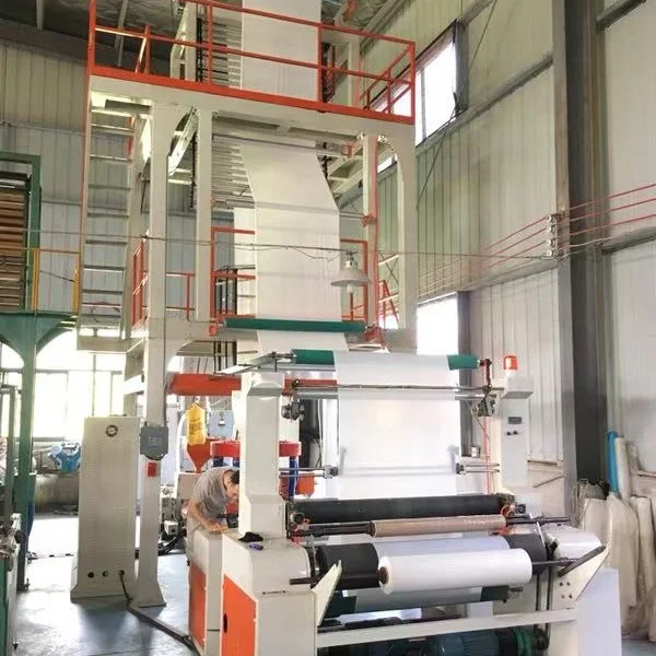Two layer Co-extrusion Film Blowing Machine HDPE film Blowing Machine ABA film blowing machine