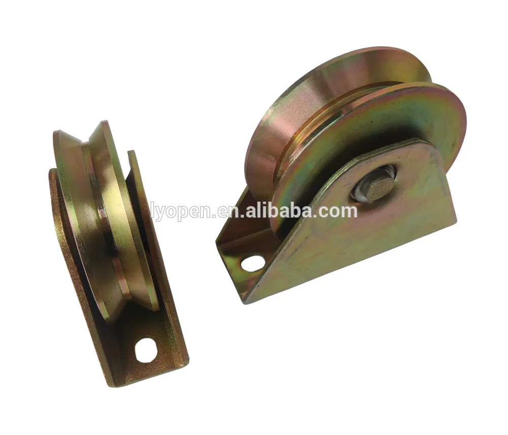 industrial zinc steel pulley rope roller made of stainless steel